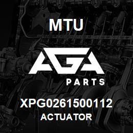 XPG0261500112 MTU ACTUATOR | AGA Parts