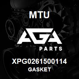 XPG0261500114 MTU GASKET | AGA Parts