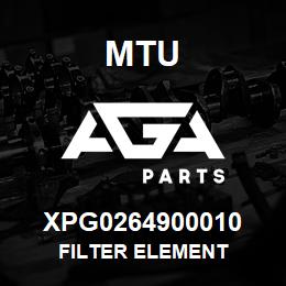 XPG0264900010 MTU FILTER ELEMENT | AGA Parts