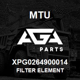 XPG0264900014 MTU FILTER ELEMENT | AGA Parts