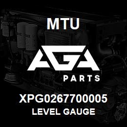 XPG0267700005 MTU LEVEL GAUGE | AGA Parts