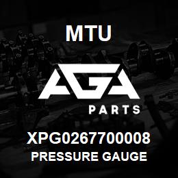 XPG0267700008 MTU PRESSURE GAUGE | AGA Parts