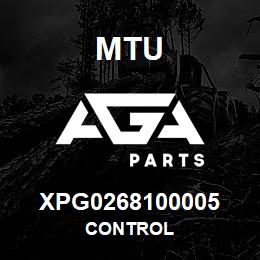 XPG0268100005 MTU CONTROL | AGA Parts