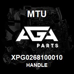 XPG0268100010 MTU HANDLE | AGA Parts