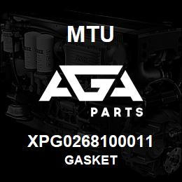 XPG0268100011 MTU GASKET | AGA Parts