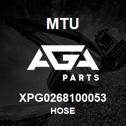 XPG0268100053 MTU HOSE | AGA Parts