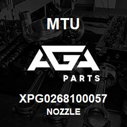 XPG0268100057 MTU NOZZLE | AGA Parts