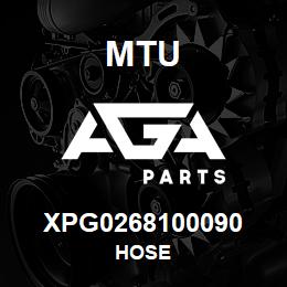 XPG0268100090 MTU HOSE | AGA Parts