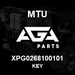 XPG0268100101 MTU KEY | AGA Parts