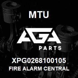 XPG0268100105 MTU FIRE ALARM CENTRAL | AGA Parts