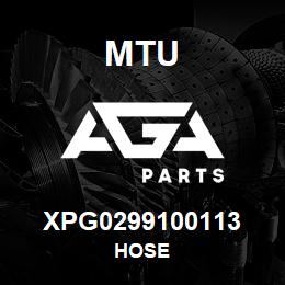 XPG0299100113 MTU HOSE | AGA Parts