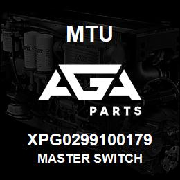 XPG0299100179 MTU MASTER SWITCH | AGA Parts