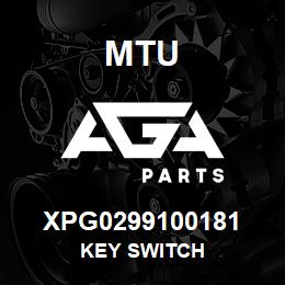 XPG0299100181 MTU KEY SWITCH | AGA Parts