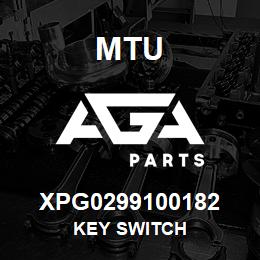 XPG0299100182 MTU KEY SWITCH | AGA Parts