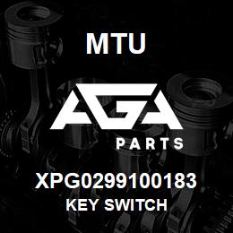 XPG0299100183 MTU KEY SWITCH | AGA Parts