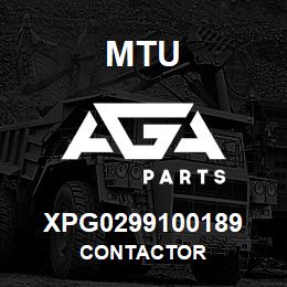 XPG0299100189 MTU CONTACTOR | AGA Parts