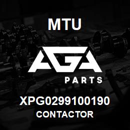 XPG0299100190 MTU CONTACTOR | AGA Parts