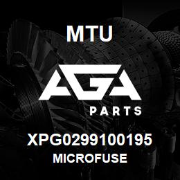 XPG0299100195 MTU MICROFUSE | AGA Parts