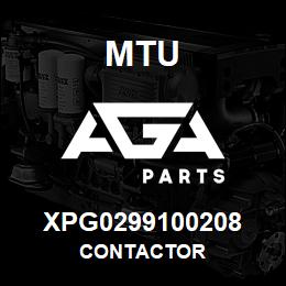 XPG0299100208 MTU CONTACTOR | AGA Parts