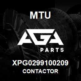 XPG0299100209 MTU CONTACTOR | AGA Parts