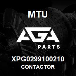 XPG0299100210 MTU CONTACTOR | AGA Parts