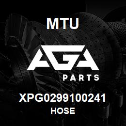 XPG0299100241 MTU HOSE | AGA Parts