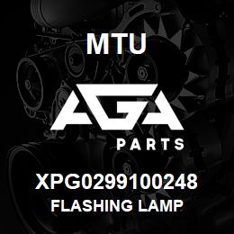 XPG0299100248 MTU FLASHING LAMP | AGA Parts