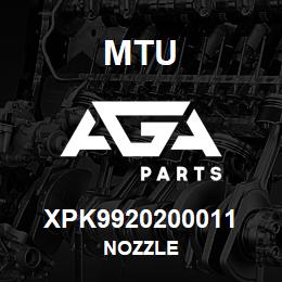 XPK9920200011 MTU NOZZLE | AGA Parts