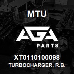 XT0110100098 MTU Turbocharger, R.B. | AGA Parts