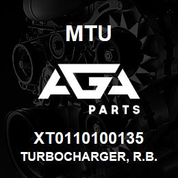 XT0110100135 MTU Turbocharger, R.B. | AGA Parts