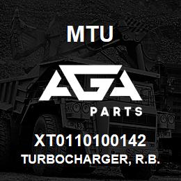 XT0110100142 MTU Turbocharger, R.B. | AGA Parts