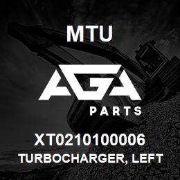 XT0210100006 MTU Turbocharger, Left | AGA Parts