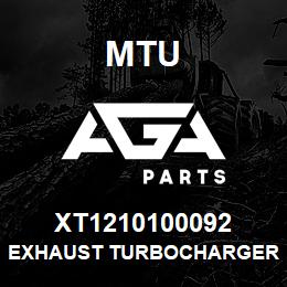 XT1210100092 MTU EXHAUST TURBOCHARGER RIGHT INACTIVE | AGA Parts