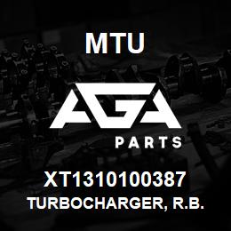 XT1310100387 MTU Turbocharger, R.B. | AGA Parts