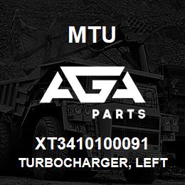 XT3410100091 MTU Turbocharger, Left | AGA Parts