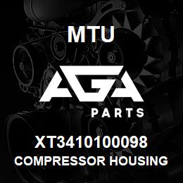 XT3410100098 MTU COMPRESSOR HOUSING | AGA Parts