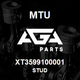 XT3599100001 MTU Stud | AGA Parts