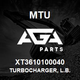 XT3610100040 MTU Turbocharger, L.B. | AGA Parts