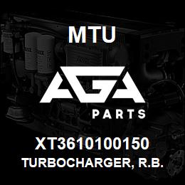 XT3610100150 MTU Turbocharger, R.B. | AGA Parts