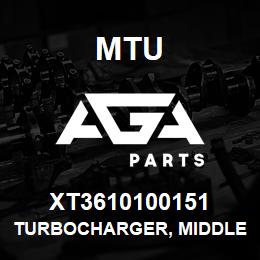 XT3610100151 MTU Turbocharger, Middle | AGA Parts