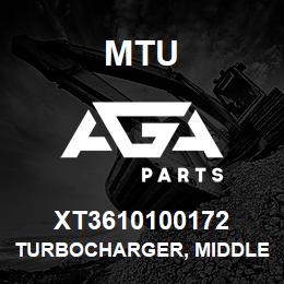 XT3610100172 MTU Turbocharger, Middle | AGA Parts