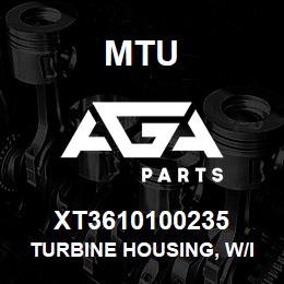 XT3610100235 MTU Turbine Housing, w/Insulation | AGA Parts