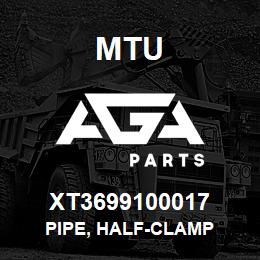 XT3699100017 MTU Pipe, Half-Clamp | AGA Parts