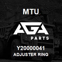 Y20000041 MTU ADJUSTER RING | AGA Parts