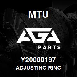 Y20000197 MTU ADJUSTING RING | AGA Parts