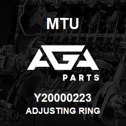 Y20000223 MTU ADJUSTING RING | AGA Parts