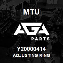 Y20000414 MTU ADJUSTING RING | AGA Parts