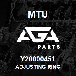 Y20000451 MTU ADJUSTING RING | AGA Parts