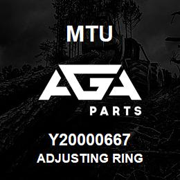 Y20000667 MTU ADJUSTING RING | AGA Parts