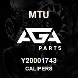 Y20001743 MTU CALIPERS | AGA Parts